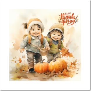 Happy Thanksgiving Day 3 Posters and Art